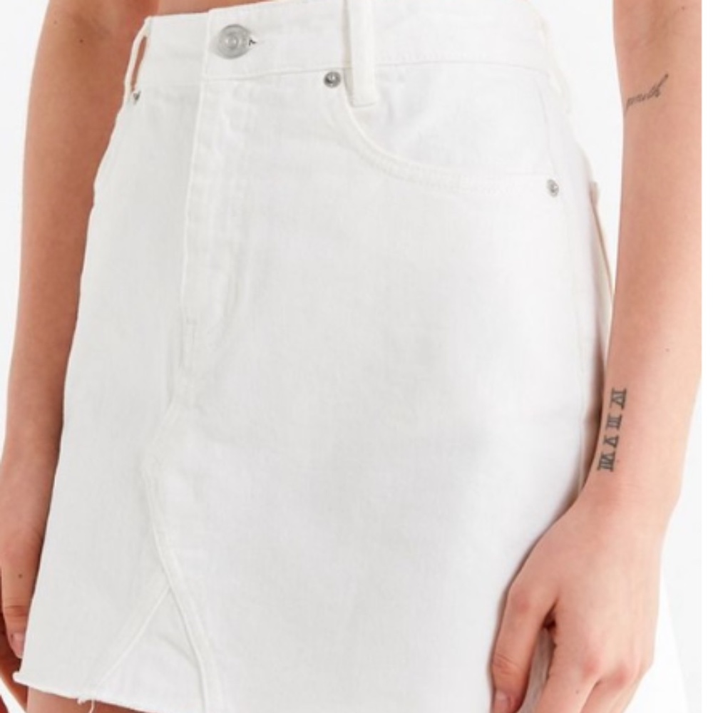 Urban Outfitters BDG White Denim Skirt